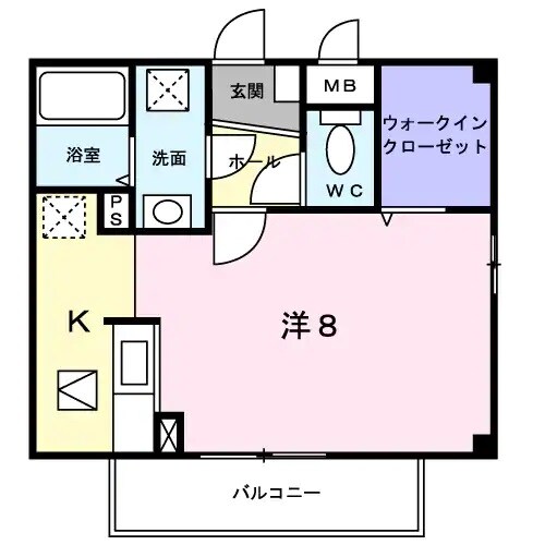 コンフォートの物件間取画像