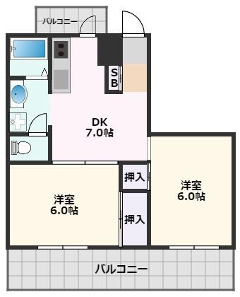 ぱすてーるキノの物件間取画像