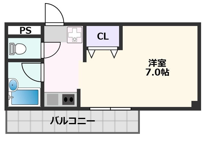 コアティーパートIの物件間取画像