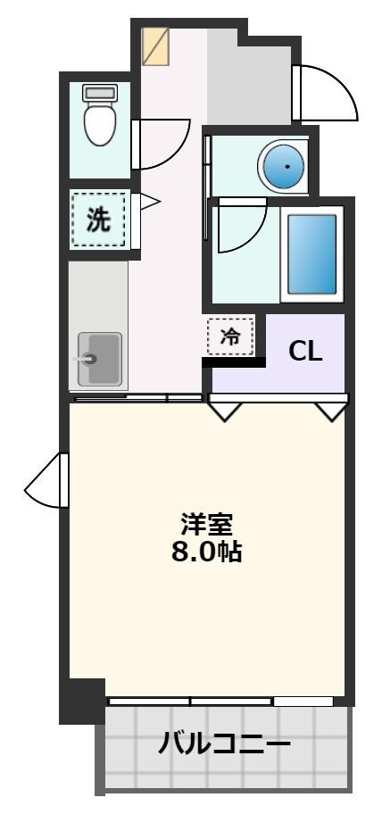 江坂駅 徒歩17分 2階の物件間取画像