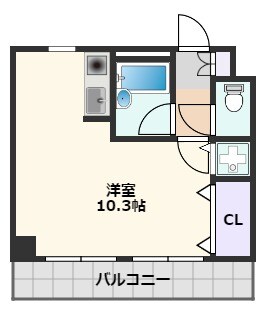 ジュネス別府の物件間取画像