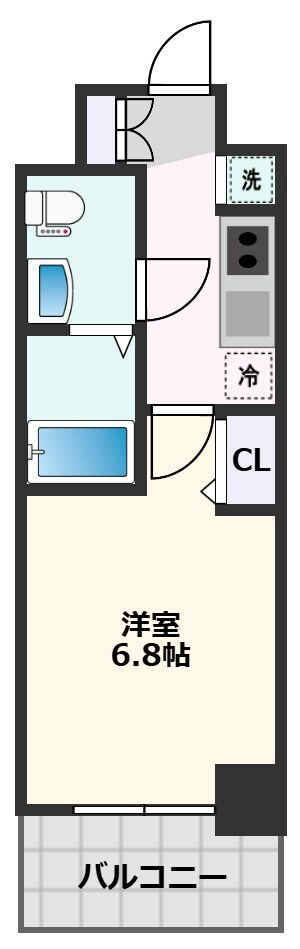 アドバンス江坂東デパールの物件間取画像