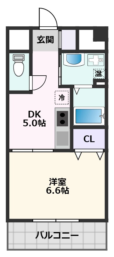 第12関根マンションの物件間取画像