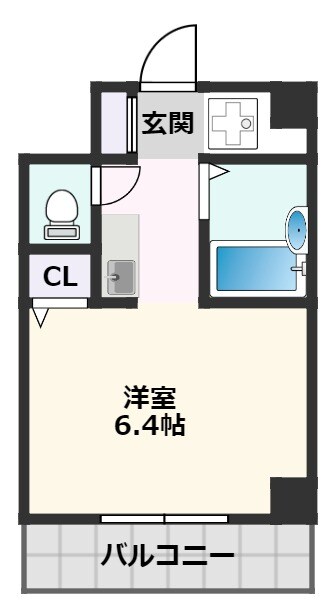 ヒルトップ千里山の物件間取画像