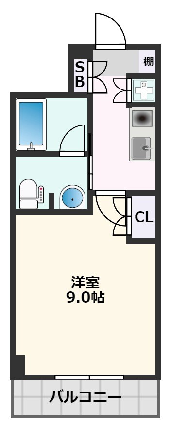 ハイムタケダＴ－１０の物件間取画像