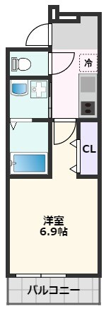 フジパレス吹田駅南Ⅰ番館の物件間取画像