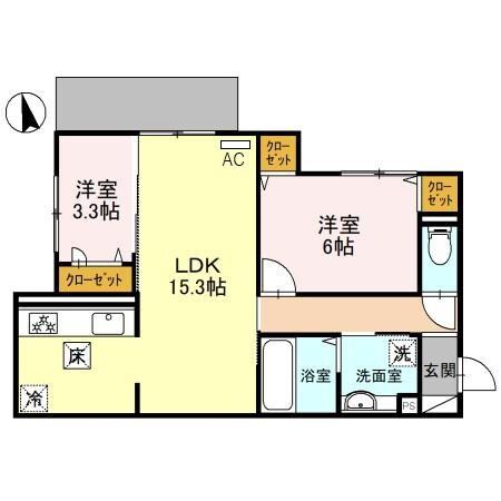 D-residence 豊新の物件間取画像