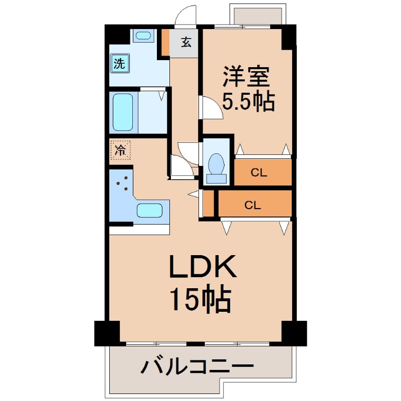 フォレステージュ武庫之荘の物件間取画像