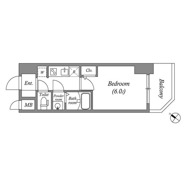 高速神戸駅 徒歩2分 5階の物件間取画像