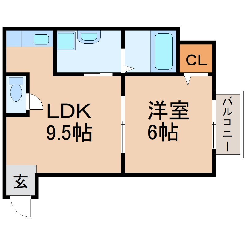 立花駅 徒歩7分 2階の物件間取画像