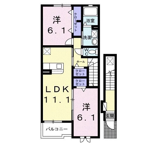 （仮）山田町システム型アパートの物件間取画像