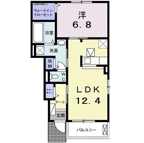 クレスト　メゾンの物件間取画像