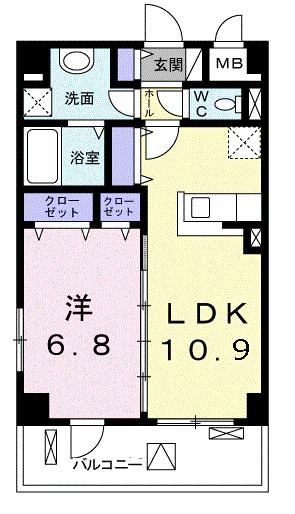 ホワイト塚本の物件間取画像