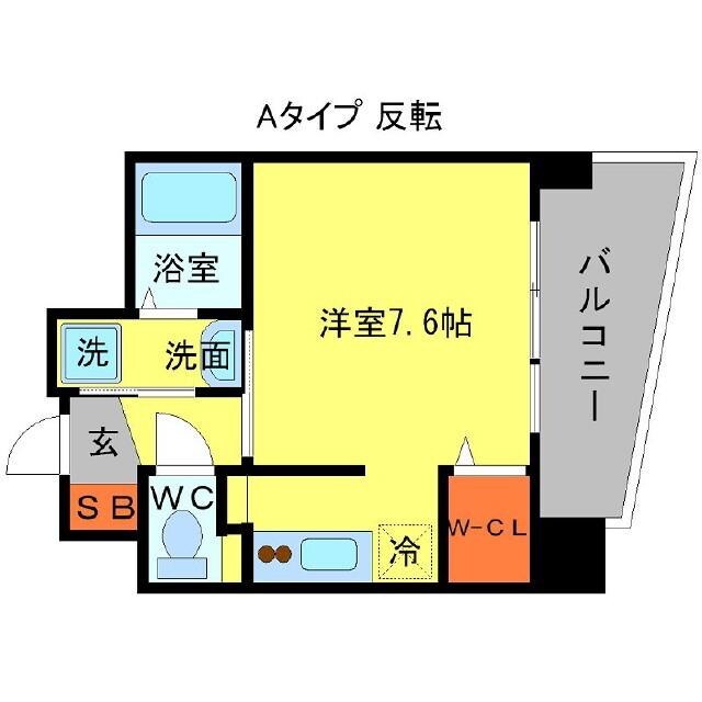 京橋駅 徒歩4分 4階の物件間取画像