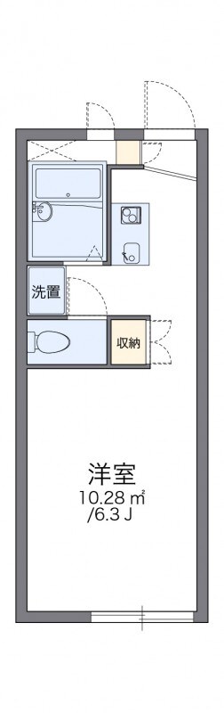 中山寺駅 徒歩8分 2階の物件間取画像