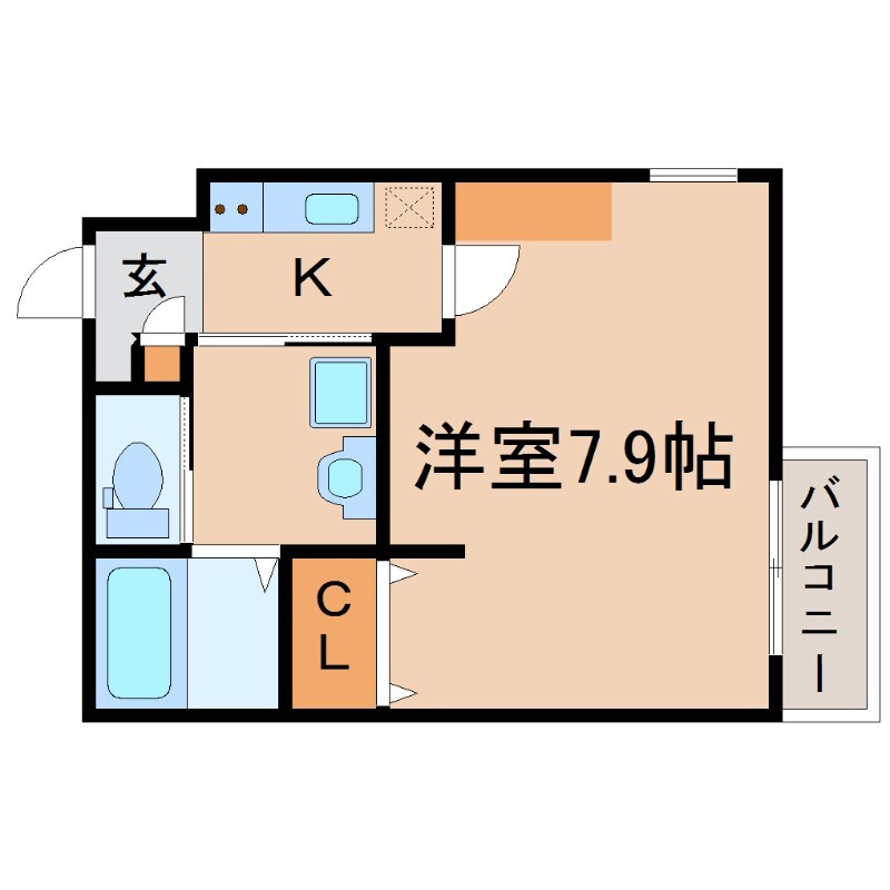 立花駅 徒歩10分 1階の物件間取画像