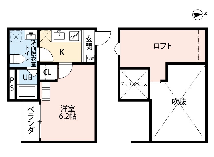 弥刀駅 徒歩11分 2階の物件間取画像