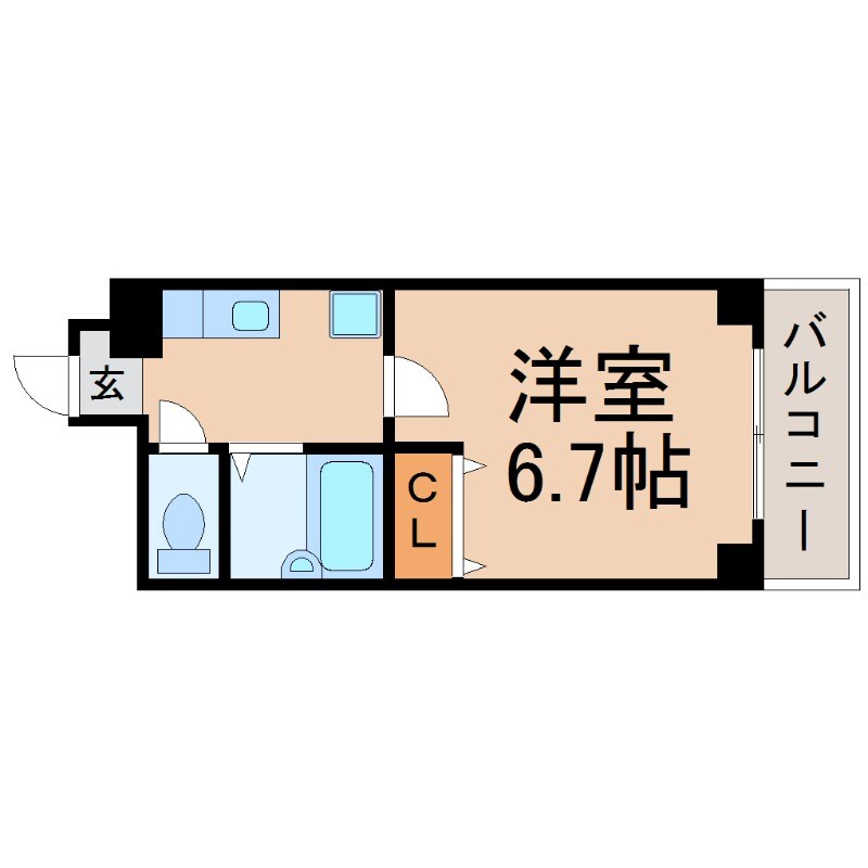 アクティ塚口の物件間取画像