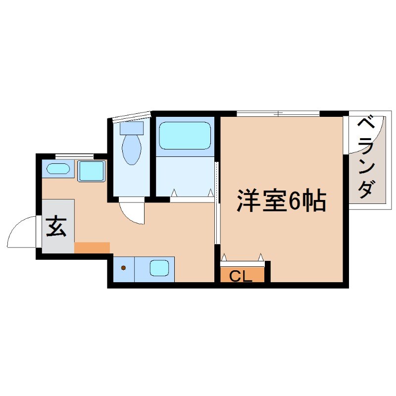 杭瀬駅 徒歩8分 2階の物件間取画像