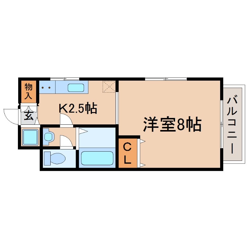 西宮駅 徒歩5分 1階の物件間取画像