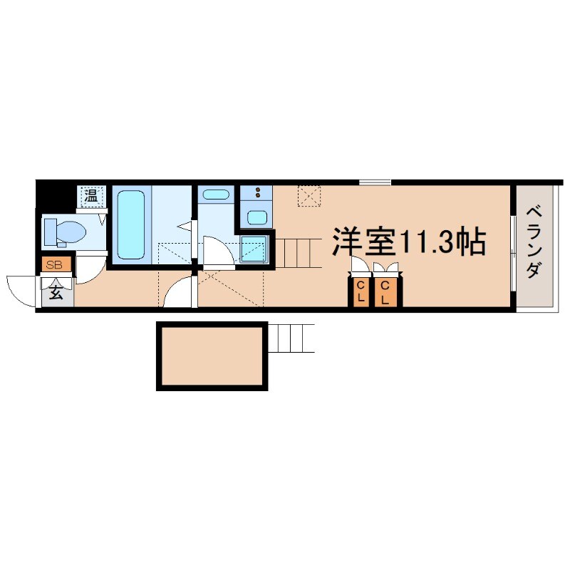 聚楽荘立花の物件間取画像