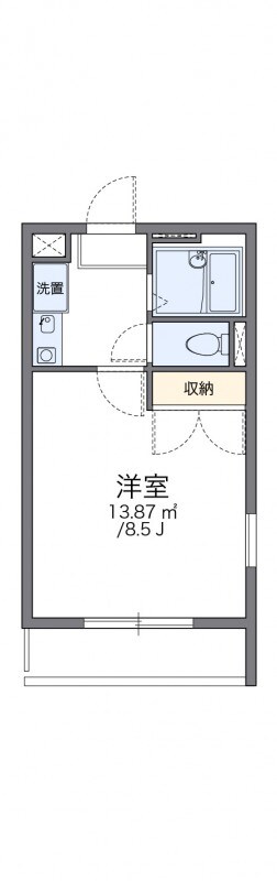 逆瀬川駅 徒歩11分 3階の物件間取画像