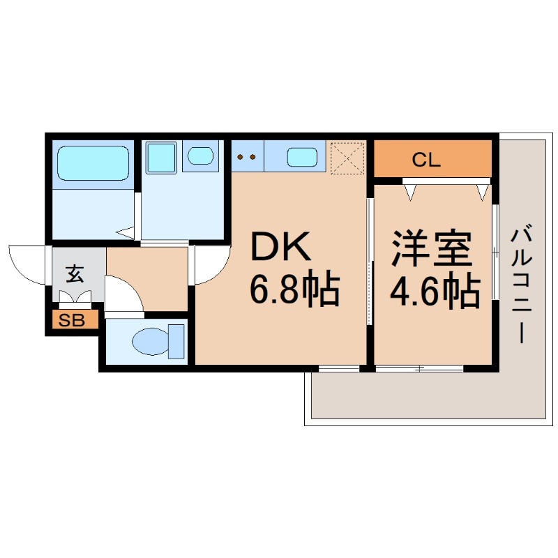 尼崎駅 徒歩11分 3階の物件間取画像