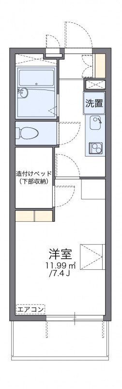 鳴尾・武庫川女子大前駅 徒歩4分 1階の物件間取画像