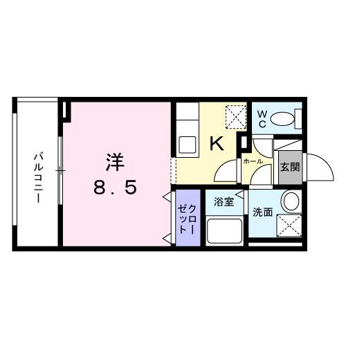 清荒神駅 徒歩12分 1階の物件間取画像