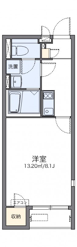 尼崎駅 徒歩17分 2階の物件間取画像