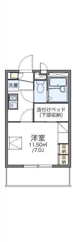 西宮北口駅 徒歩19分 2階の物件間取画像