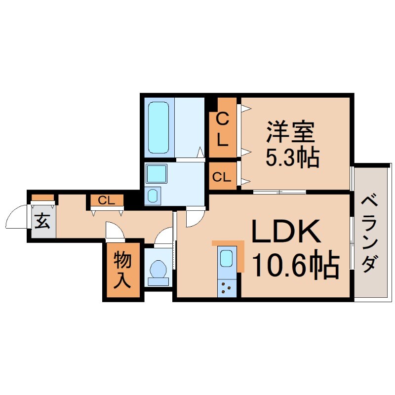 塚口駅 徒歩17分 1階の物件間取画像