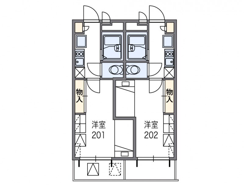 御影駅 徒歩11分 3階の物件間取画像