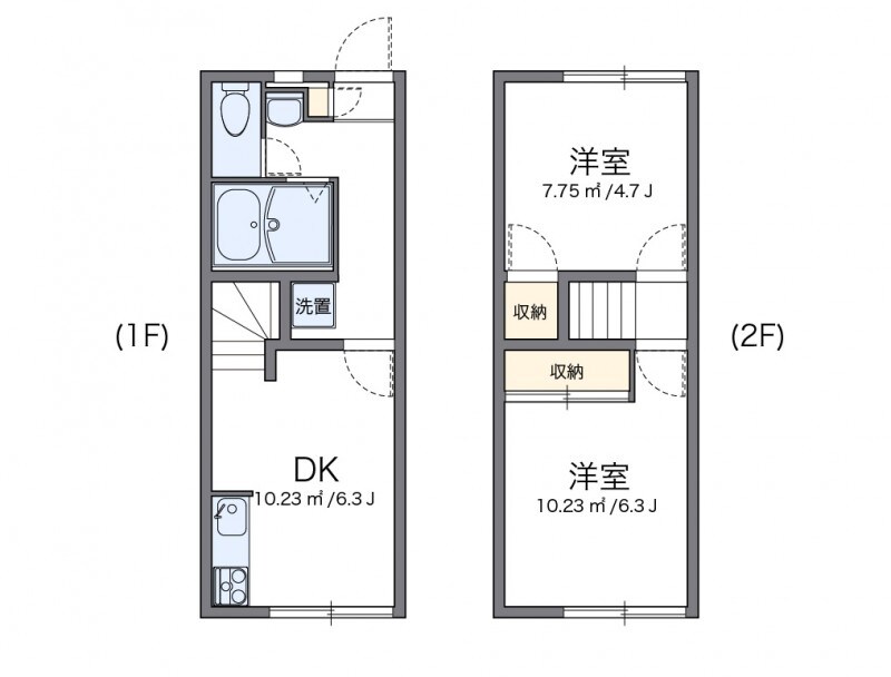 レオパレス長峰ヴィラの物件間取画像