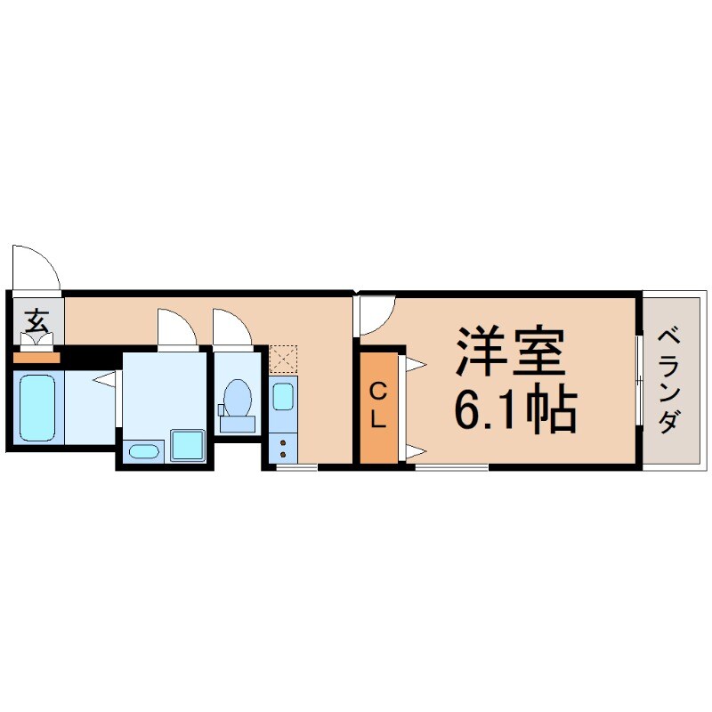 久寿川駅 徒歩2分 3階の物件間取画像