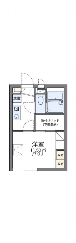 住吉駅 徒歩5分 2階の物件間取画像