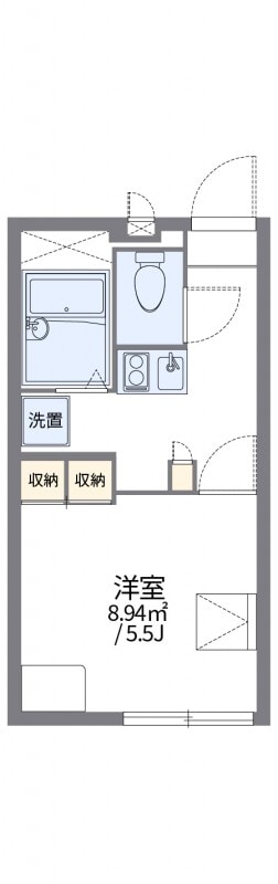 新在家駅 徒歩5分 1階の物件間取画像