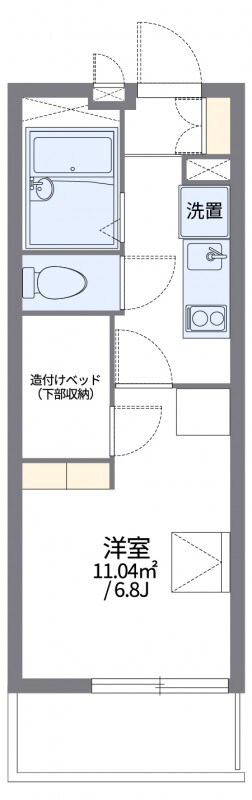 灘駅 徒歩3分 2階の物件間取画像