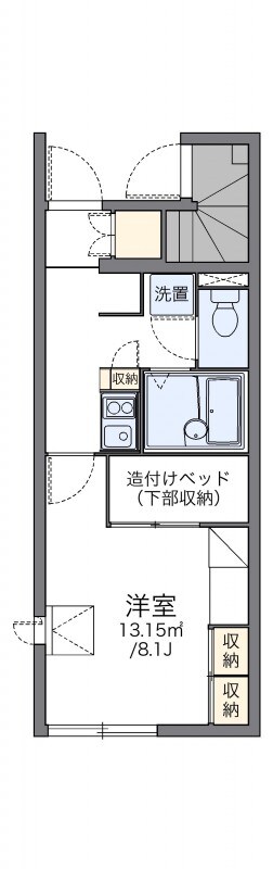 岡場駅 徒歩18分 1階の物件間取画像