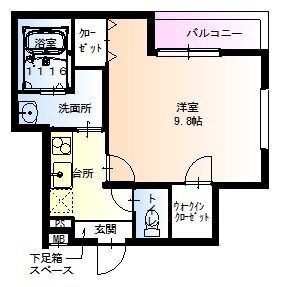 立花駅 徒歩8分 1階の物件間取画像