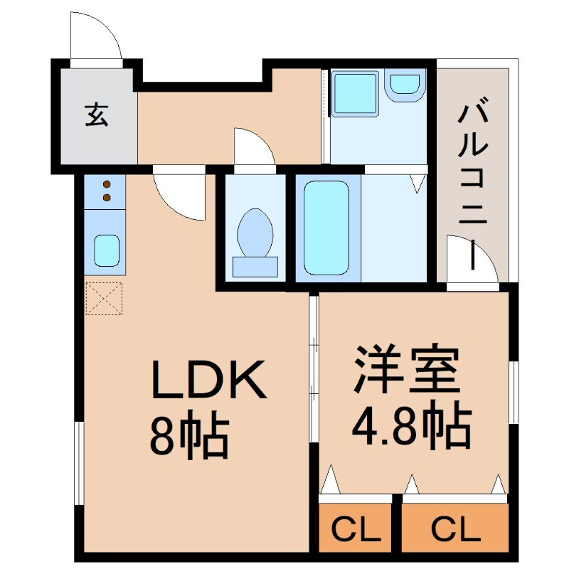 立花駅 徒歩10分 3階の物件間取画像