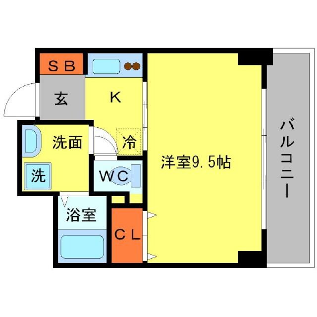 ウィスタリア京橋の物件間取画像