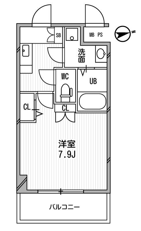 アーデン江坂Ⅲの物件間取画像