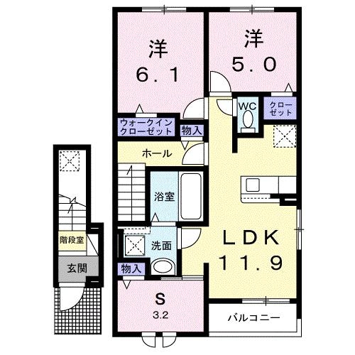 万博記念公園駅 徒歩18分 2階の物件間取画像