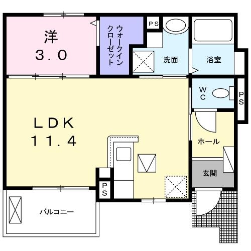 尼崎駅 徒歩16分 1階の物件間取画像