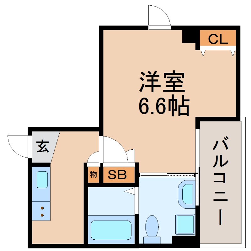 プレミアムソレイユ塚本駅前の物件間取画像