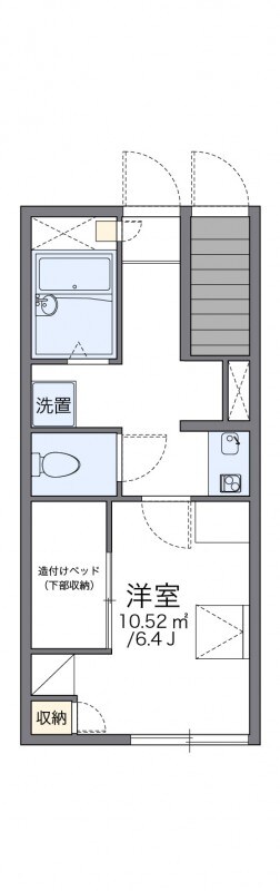 レオパレス新神戸の物件間取画像