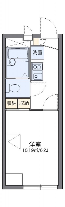 レオパレス香蘭の物件間取画像