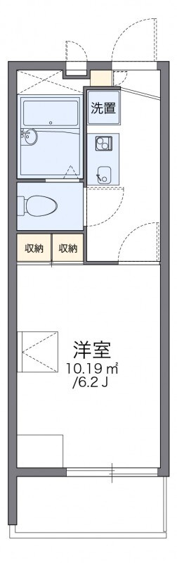 レオパレスＹＵＭＥＮＯの物件間取画像