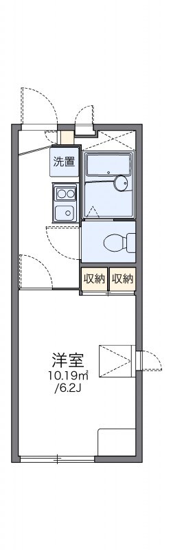 レオパレスフィレンツェ赤坂Ⅰの物件間取画像